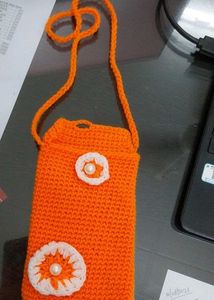 Handmade Crochet Sling Pouch