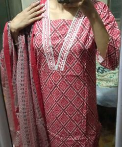 bandhani print kurta set