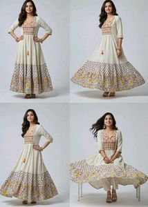 Pure Cotton Kachi Dress