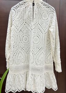 H&amp;M White Eyelet Dress.