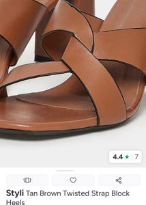 Chic Brown Block Heels