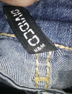 hnm shorts pale denim colour
