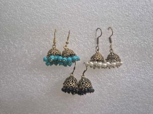 Set of 3 New Jhumkas