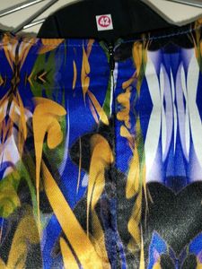 Vibrant Abstract Print Fringe Dress one freebie 🎁