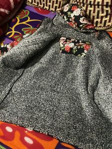 Flower Print Winter Jacket