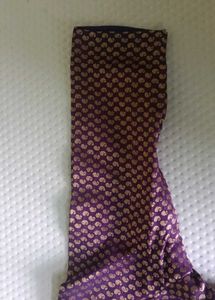 Purple Brocade Silk Blouse for casual wear