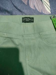 Sparkly Light Green Pants