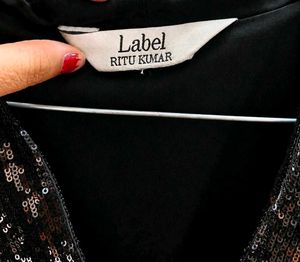 Sparkly Black Sequin Maxi Dress