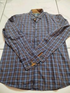 Men's Plaid Button-Down Shirt(new)