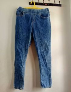 👖 Light Blue Stretch Denim Jegging