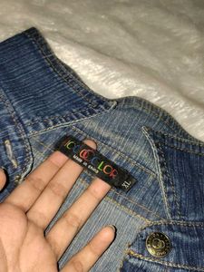 Embroidered Denim Jacket ( XL- size)