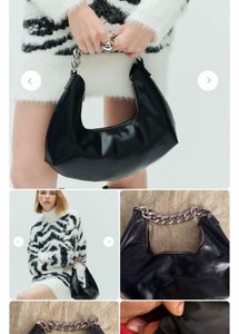 Chic Black Shoulder bag + top
