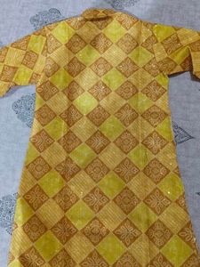 Boys Yellow Kurta