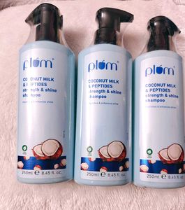 Plum Coconut Milk &amp; Peptides Shampoo Pack of 7