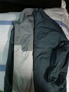 Men's Gray and White Jacket