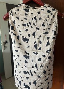 Kotty Cream &amp; Black Animal Print Top