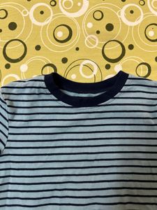Striped Cropped T-Shirt