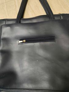 Elegant Dark Blue Tote Bag