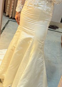 White Lace mermaid gown🌼🫶🏻🙌🏻