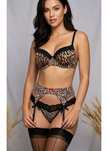 Leopard Print Lingerie Set