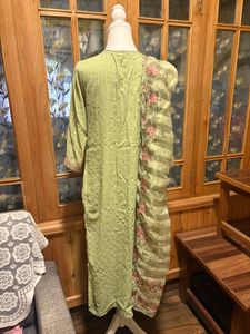 Elegant Green Kurta Set with Dupatta