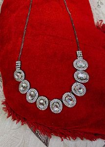 Elegant Crystal Necklace &amp; Earring Set