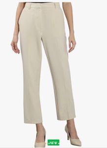 Women Beige Trousers Vero Moda Comfy Business Pant