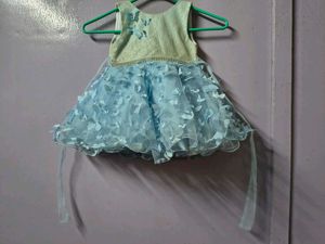 Cute Blue Party Dress