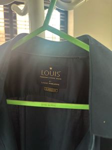Men's Navy Blue Casual Shirt Louis phiippe
