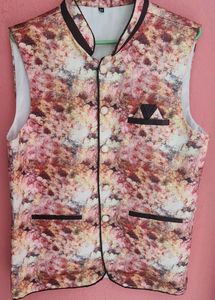 ARMAAN ETHNIC Men Printed Nehru Jacket