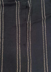 Embroidered Navy Blue/ grey  abaya two in