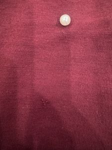 Maroon Pearl Embellished T-Shirt