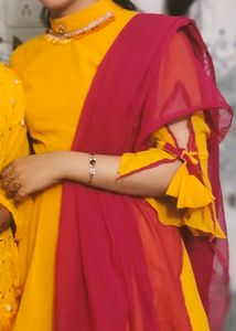 Very Beautiful ❤️ Sharara Set For Haldi Ceremony