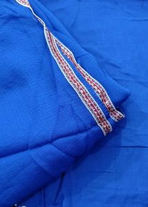 Embroidered Blue suit (Unstitched)