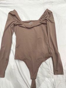 Long Sleeve Square Neck Bodysuit