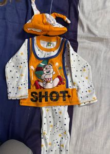 Set of 0-6 month old baby girl dress
