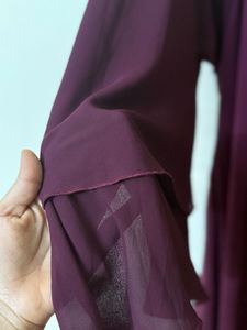 Imported heavy layered triple Abaya Set