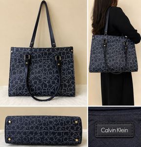Calvin Klein Monogram Tote Bag