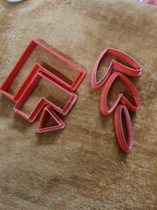 Set of Red Clay Cutters