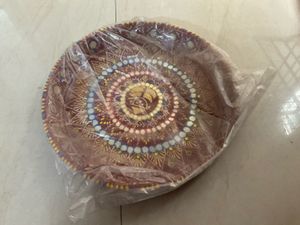 Ganesha Designed Plastic Plate