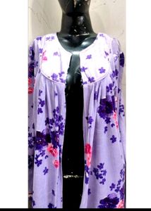 Winter Night Dress For Women Free Size/ Length 40