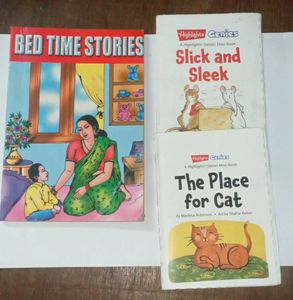 3 Story Books For Kids Alongside A Experiment Book For Crafts