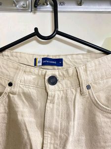 Bene Kleed Beige Jeans