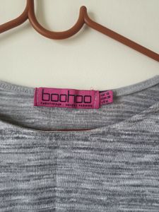 Gray Marled Sleeveless Top