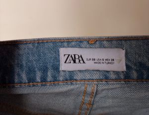 Zara Baggy Light Wash Wide Leg Jeans