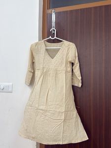 Elegant Beige Kurta