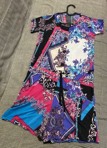 Stretchy Playsuit Multi Colour