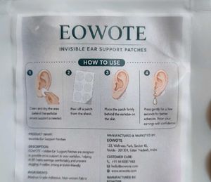 30 Earlob Tapes For Heavy Earrings Support