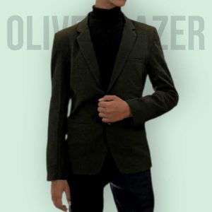Men Olive Green Coat 🌿💚
