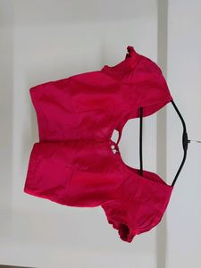 Puff Sleeve Blouse With Latkans